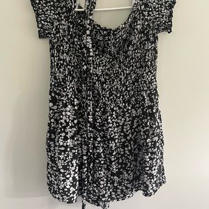 Lulus Smocked Off-The-Shoulder Romper